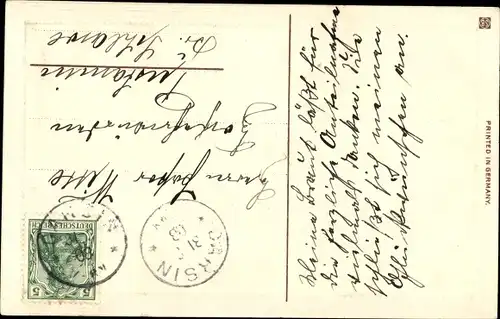 Präge Ak Glückwunsch Neujahr, Kalender, Tannenzweig