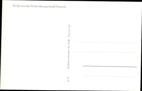 Ak Hameln, Ansicht der Rattenfängerspiele, Kinder, Schausspiel, Rattenfänger von Hameln