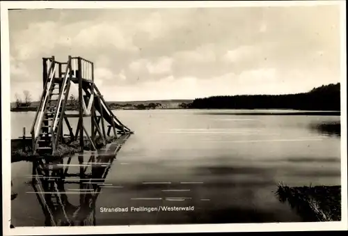 Ak Freilingen im Westerwald, Strandbad