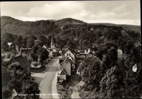 Ak Dahl Hagen in Westfalen, Vogelschau, Gesamtansicht