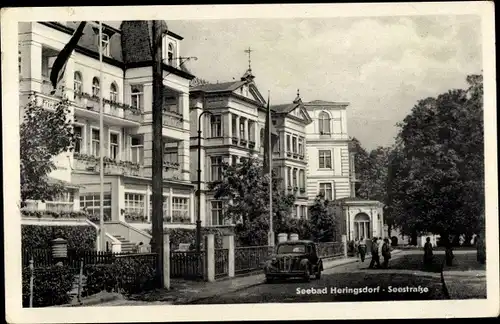 Ak Ostseebad Heringsdorf auf Usedom, Seestraße