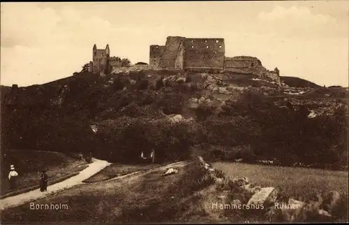 Ak Bornholm Dänemark, Hammershus Ruiner