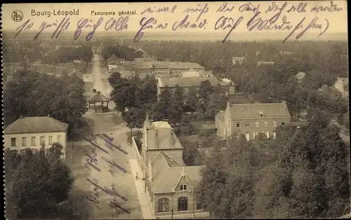 Ak Bourg Leopold Leopoldsburg Flandern Limburg, Blick auf den Ort