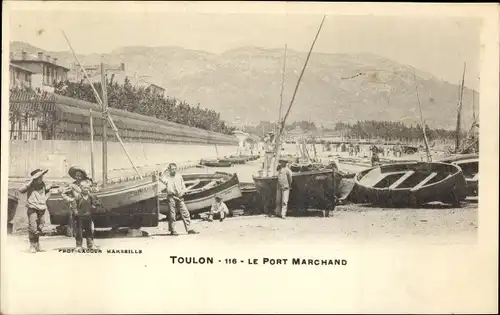 Ak Toulon Var, Port Marchand