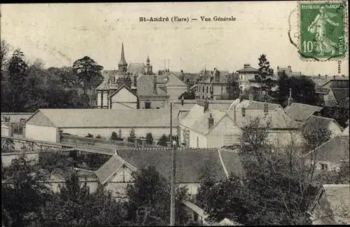 Ak St. André Eure, Vue Générale
