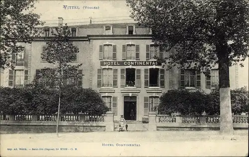 Ak Vittel Lothringen Vosges, Hotel Continental