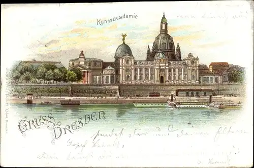 Litho Dresden Zentrum Altstadt, Kunstakademie