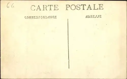 Ak Maucreux Aisne, Chateau, Bataille de 1918, Schloss nach dem Beschuss