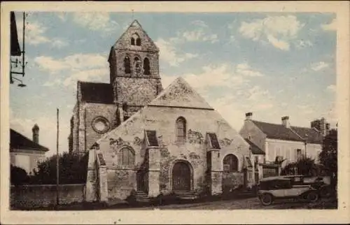 Ak Montreuil aux Lions Aisne, Église