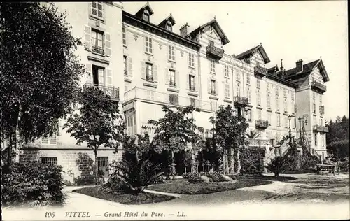 Ak Vittel Lothringen Vosges, Grand Hotel du Parc