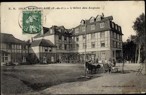 Ak Paris Plage Pas de Calais, L'Hotel des Anglais