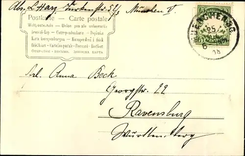 Ak München Bayern, Alte Residenz