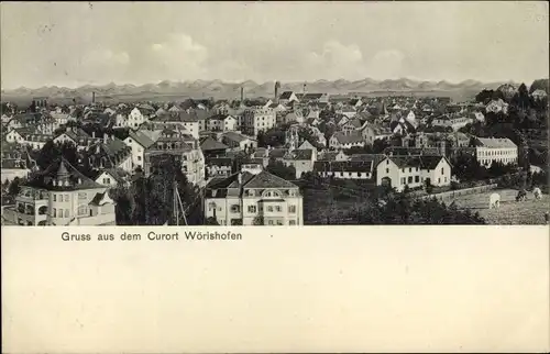 Ak Bad Wörishofen im Unterallgäu, Totalansicht der Ortschaft