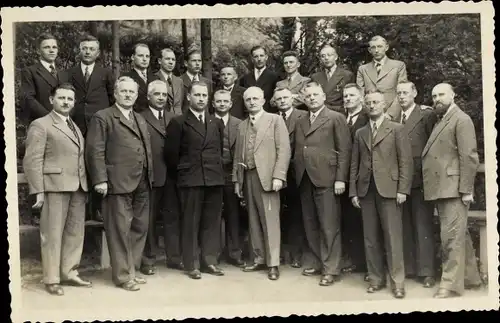 Ak Wagen und Zeltmissionsmannschaft Sommer 1937, Ballmann, Möhlmann, Wirth, Schulze