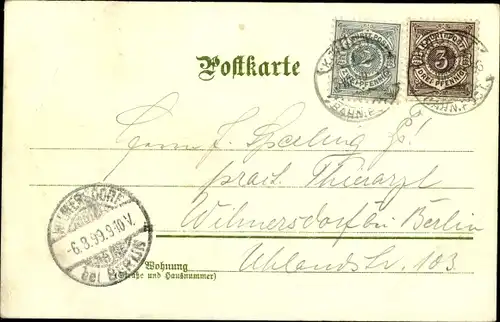 Litho Württembergische Landestrachten No. 14, Schwarzwaldkreis, Frau mit Spinnrad