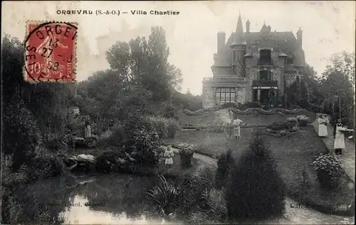 Ak Orgeval Yvelines, Villa Chartier