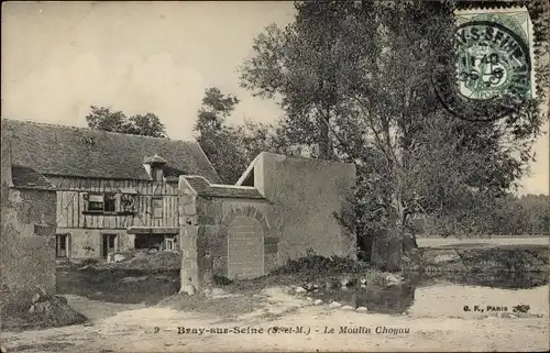 Ak Bray sur Seine Seine et Marne, Le Moulin Choyau