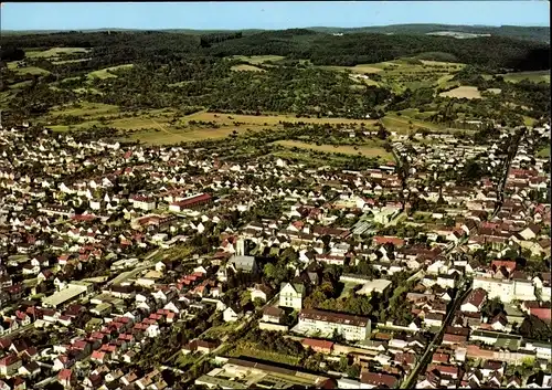 Ak Eberstadt Darmstadt in Hessen, Fliegeraufnahme