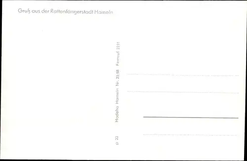 Ak Hameln an der Weser, Weserlied, Salondampfer, Panorama