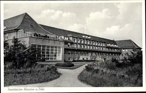 Ak Utersum Insel Föhr Nordfriesland, Sanatorium