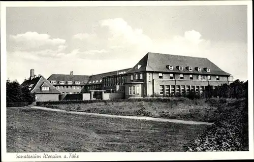 Ak Utersum Insel Föhr Nordfriesland, Sanatorium