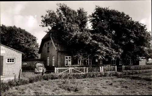 Ak Utersum Insel Föhr Nordfriesland, Gemeinde- und Kurverwaltung