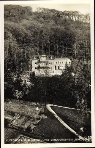 Ak Auerbach Bensheim Bergstraße, Chr. Erholungsheim Waldruhe