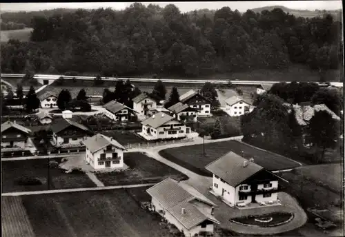 Ak Bayern, Teilansicht aus der Vogelschau, Pension Josef Wörz