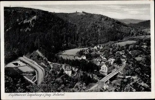 Ak Treseburg Thale im Harz, Ort im Bodetal