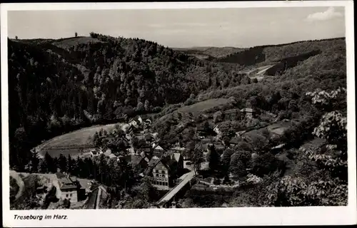 Ak Treseburg Thale im Harz, Ort im Tal