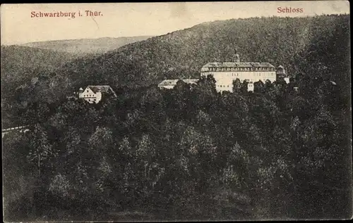 Ak Schwarzburg im Schwarzatal, Schloss