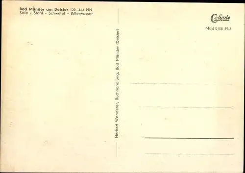 Ak Bad Münder am Deister, Haus Deisterhort, Gesamtansicht, Speisesaal, Aufenthaltsraum