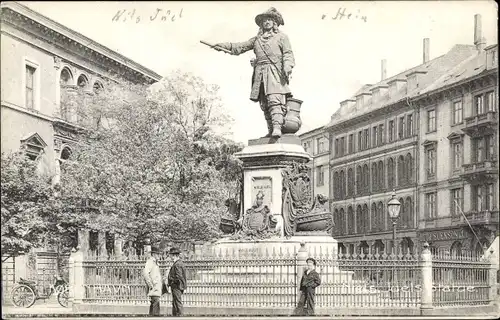 Ak København Kopenhagen Dänemark, Niels Juel Statue