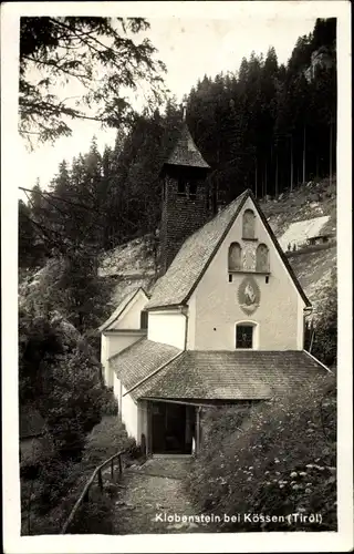 Foto Ak Kössen in Tirol, Wallfahrtskirche Klobenstein