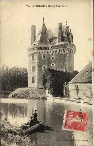 Ak Thevray Eure, Tour, XIVe Siécle