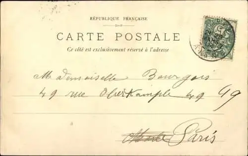 Ak Marle Aisne, Château