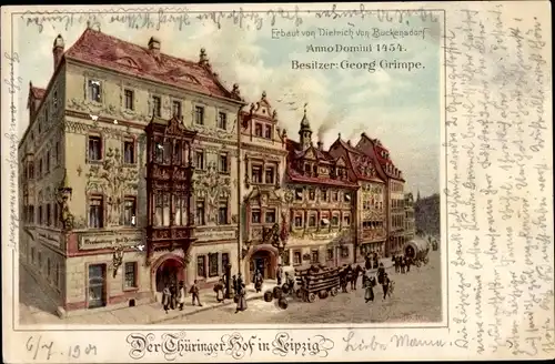 Künstler Litho Leipzig in Sachsen, Der Thüringer Hof