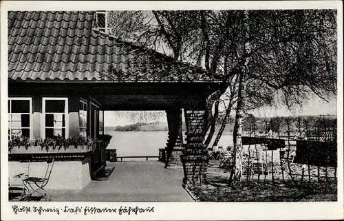 Ak Fissau Eutin in Ostholstein, Café Fissauer Fährhaus, Inh. Eugen Schewe