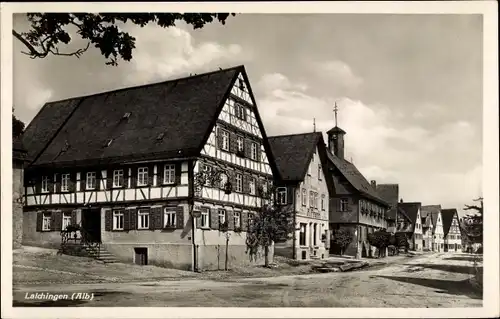 Ak Laichingen in Baden Württemberg, Gasthof zum Engel