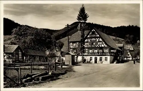 Ak Schenkenzell im Schwarzwald, Gasthof u. Pension zur Sonne
