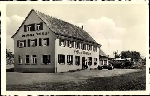 Ak Manzell Friedrichshafen am Bodensee, Gasthaus Waldhorn, Jakob Löffler