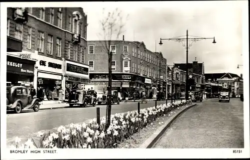 Ak Bromley London England, High Street