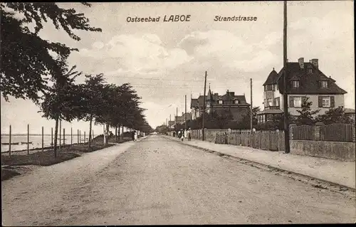 Ak Ostseebad Laboe, Strandstraße