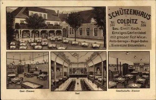 Ak Colditz in Sachsen, Schützenhaus