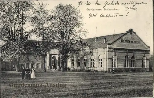 Ak Colditz in Sachsen, Schützenhaus, Gaudeamus Ausflug 1907