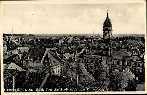 Ak Großenhain Sachsen, Blick auf den Ort zum Kupferberg