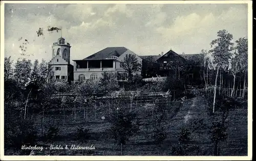 Ak Biehla Elsterwerda Brandenburg, Höhenrestaurant Winterberg