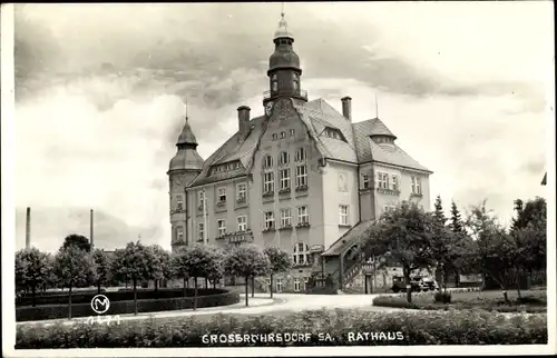 Foto Ak Großröhrsdorf in Sachsen, Rathaus
