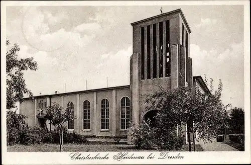 Ak Heidenau in Sachsen, Christuskirche