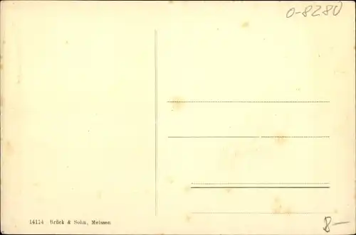 Ak Großenhain in Sachsen, Klosterruine